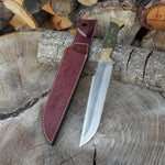 Dayanıklı G-carta saplı, 23 cm çelik boyuna sahip ergonomik Yatağan kasabası üretimi bıçak