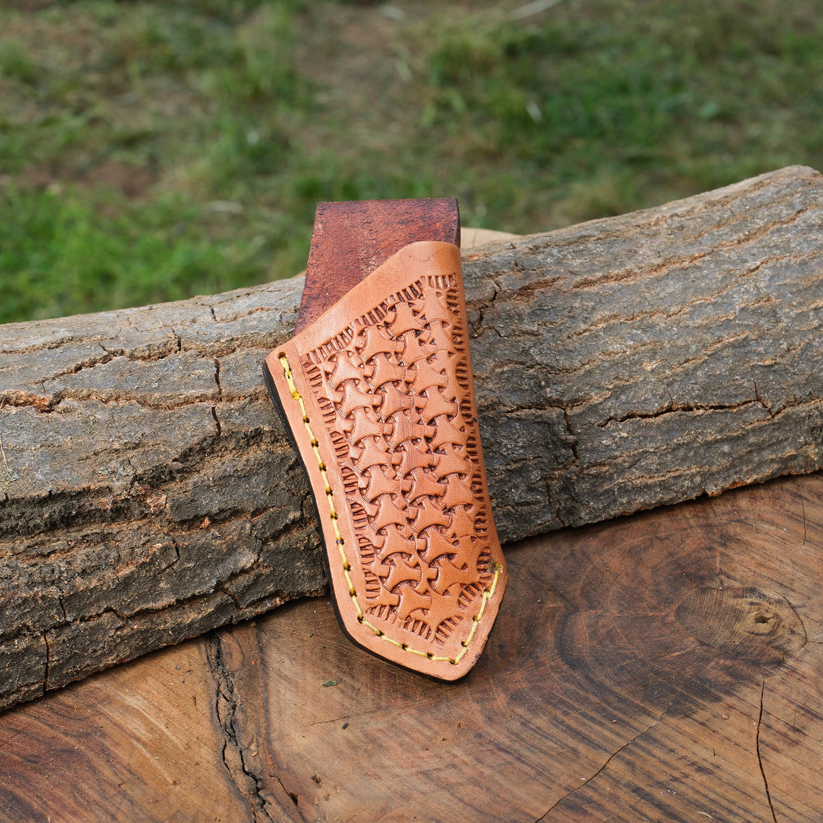 El işçiliğiyle üretilmiş gerçek deri standart model kılıf, Yatağan üretimi