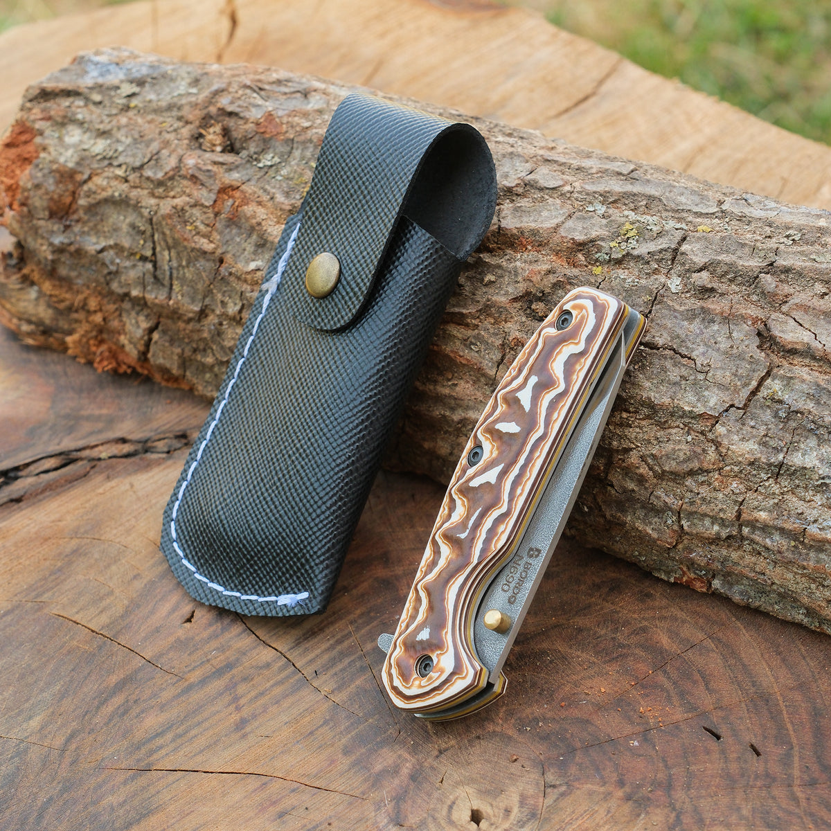 Günlük kullanım ve koleksiyon için N690 çelik verzalit sap bıçak