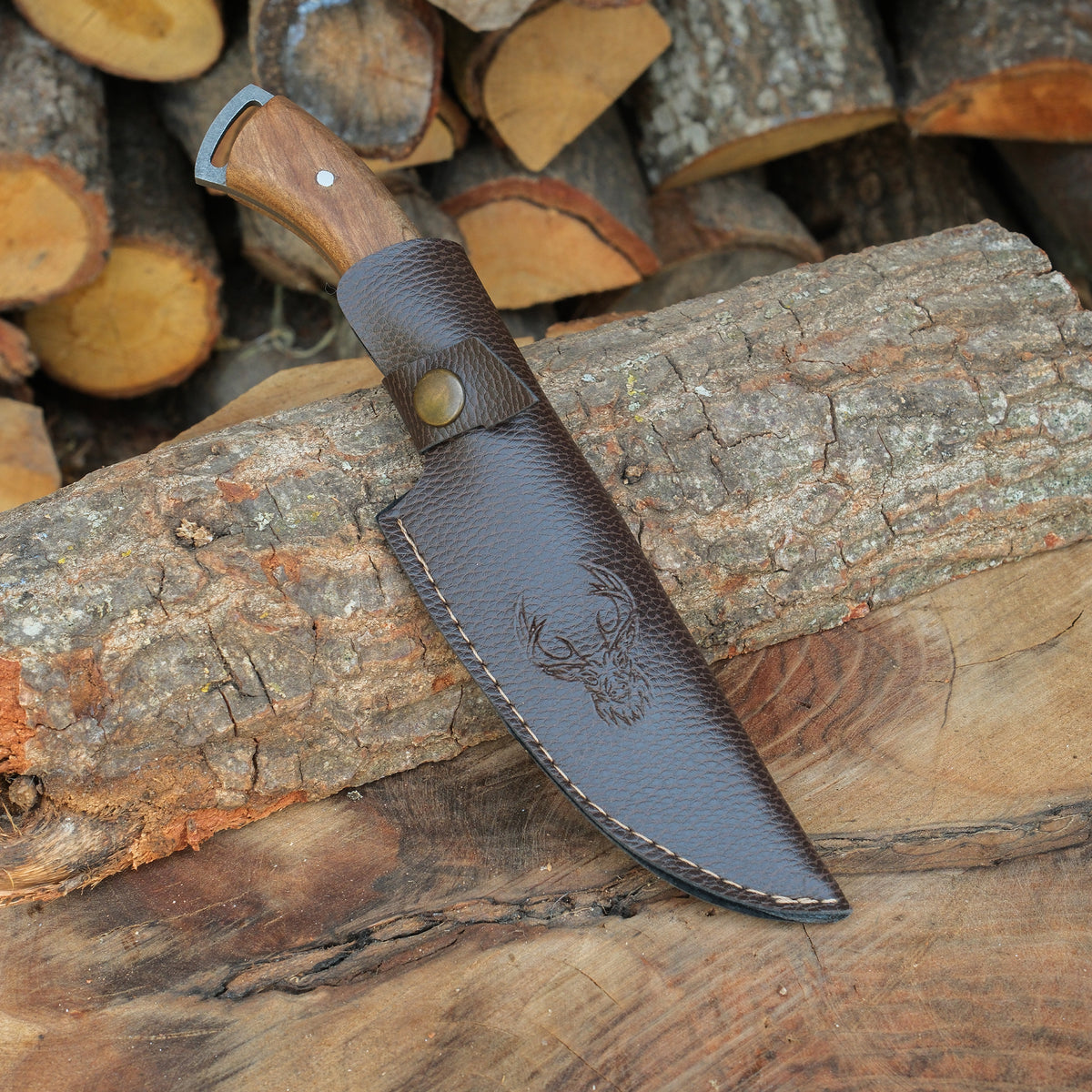 Günlük kullanım için dayanıklı, paslanmaz çelikten yapılmış bıçak modeli