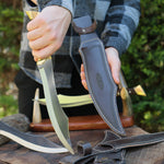 Profesyonel ve ev mutfaklarında kullanım için dayanıklı paslanmaz çelik bıçak