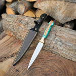 Ergonomik epoksi sapı ile şık ve kullanışlı çerkez model bıçak