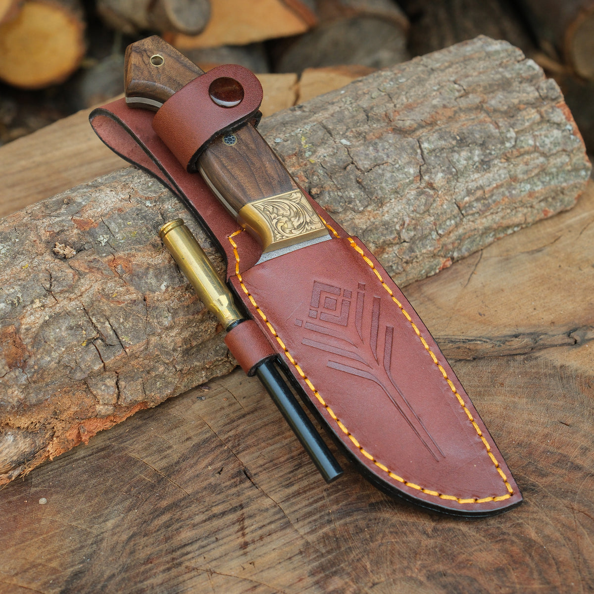 El işçiliğiyle hazırlanmış Yatağan üretimi bushcraft bıçağı