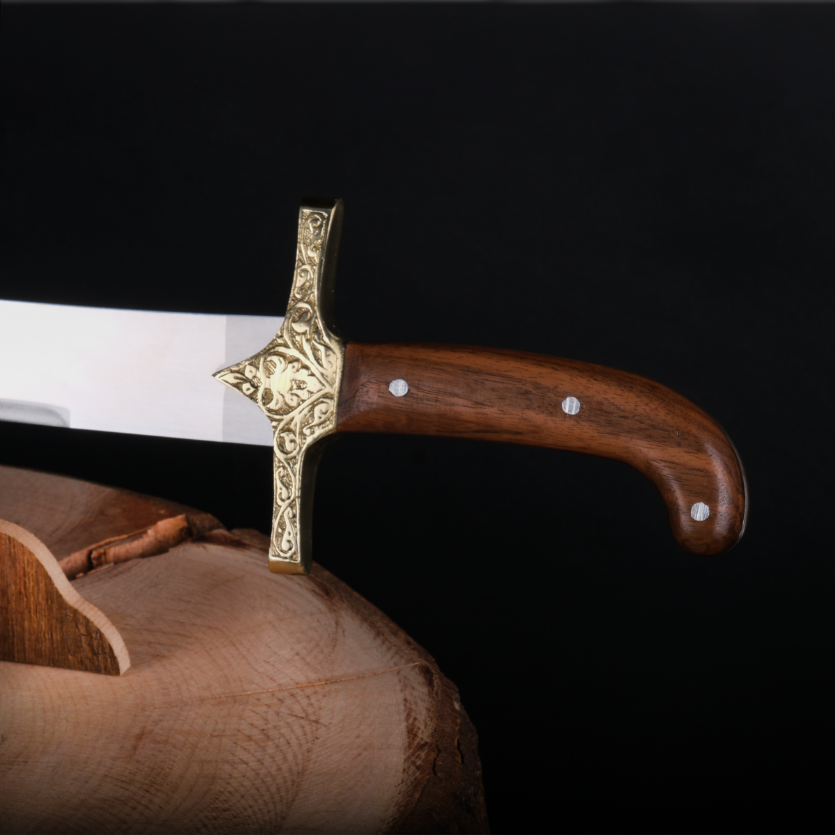 72 cm çelik uzunluğu ile sahne ve dekor için ideal el işçiliği bıçak