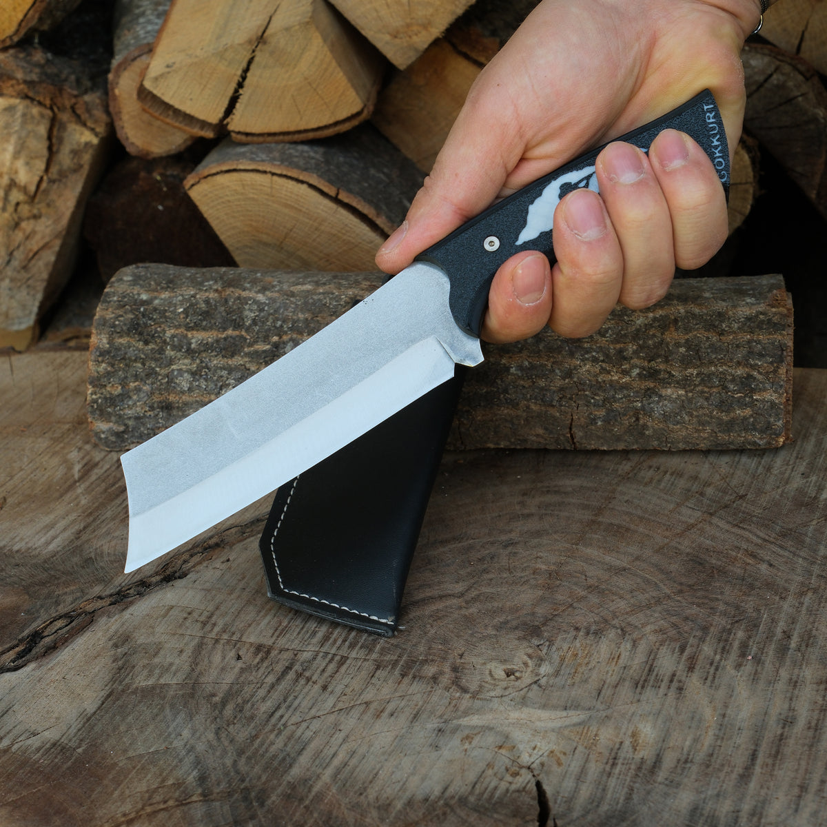 Kompakt saplı 4034 paslanmaz Yatağan üretimi bıçak