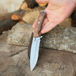 Köse Mehmet bıçakları ustalığıyla üretilmiş paslanmaz 4034 ceviz saplı 25 cm model