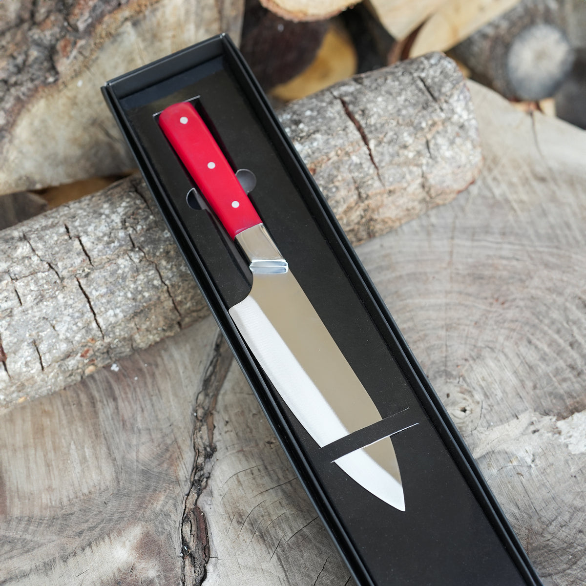 Estetik ve ergonomik epoksi sap ile 4116 çelik bıçak