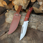 Günlük mutfak ve doğa kullanımına uygun ceviz saplı bıçak