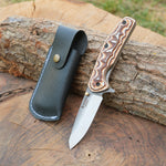 N690 çelikten üretilmiş, verzalit saplı katlanır Yatağan modeli