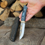 Ergonomik G10 saplı, üstün keskinliğe sahip outdoor bıçak