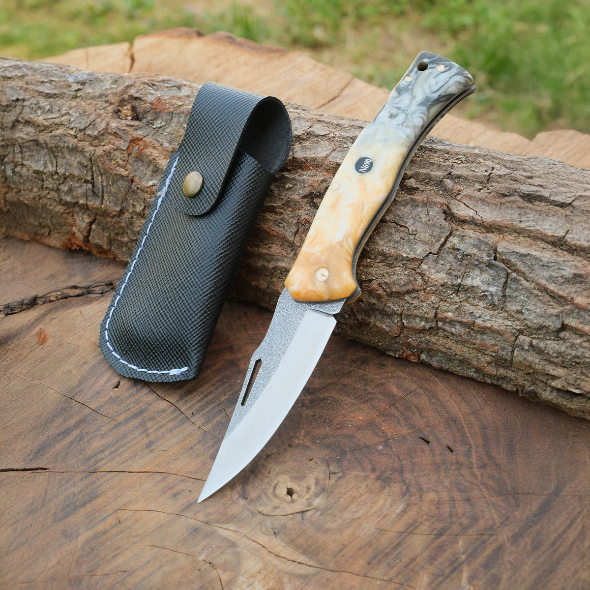 Yatağan kasabasında ustalıkla hazırlanmış taşınabilir bıçak modeli