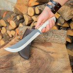 Orijinal geyik boynuzu saplı, 4034 paslanmaz Alman çelikten el yapımı bıçak