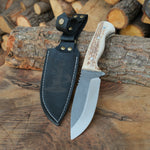 Orijinal geyik boynuzu saplı 4034 Alman paslanmaz çelik bıçak modeli