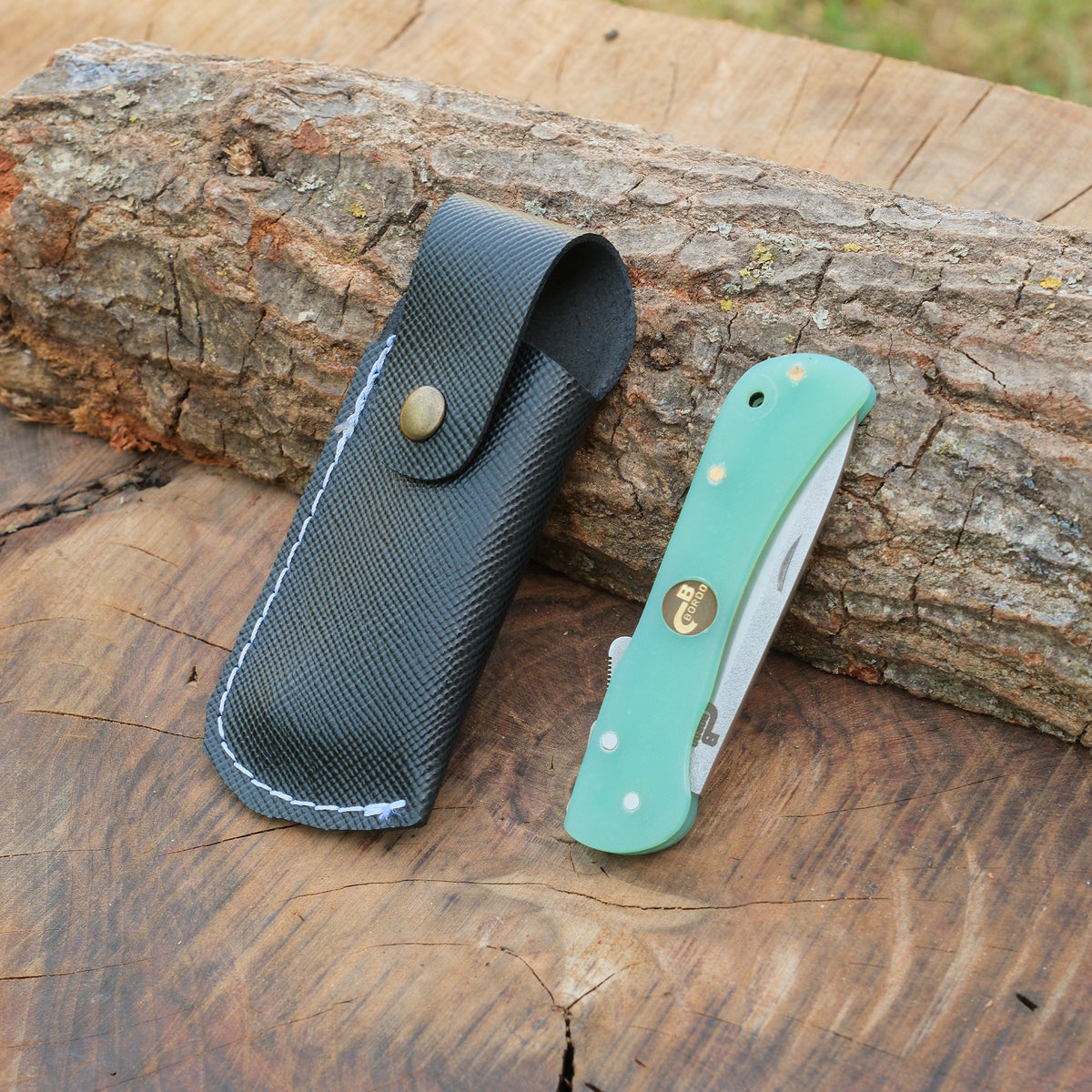 Yatağan ustaları tarafından üretilmiş stabilize saplı N690 çelik bıçak