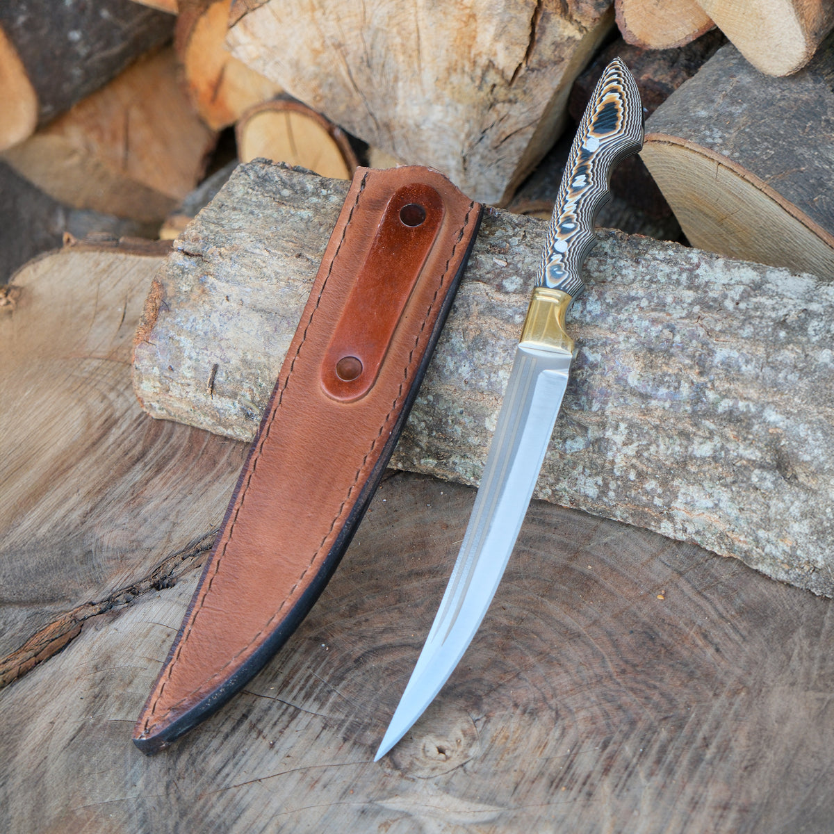 Koleksiyonluk ve profesyonel kullanım için uygun, 4034 Alman çeliği baba bıçak