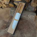 Ceviz sap ve paslanmaz çelik kombinasyonlu mutfak şef bıçağı