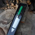 Paslanmaz 4116 Alman çeliği ve mika saplı 30 cm şef bıçağı