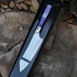 Paslanmaz 4116 Alman çeliği ve mika saplı el yapımı şef bıçağı