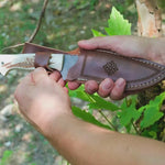 Yatağan ustalarının el işçiliğiyle üretilmiş koleksiyonluk özel bıçak