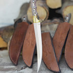 Yatağan ustalarının el işçiliği ile yapılmış, balık ve et işleme için ideal baba bıçak