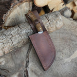 Koleksiyonlarda sergilenecek özel tasarımlı dövme Yatağan bıçak