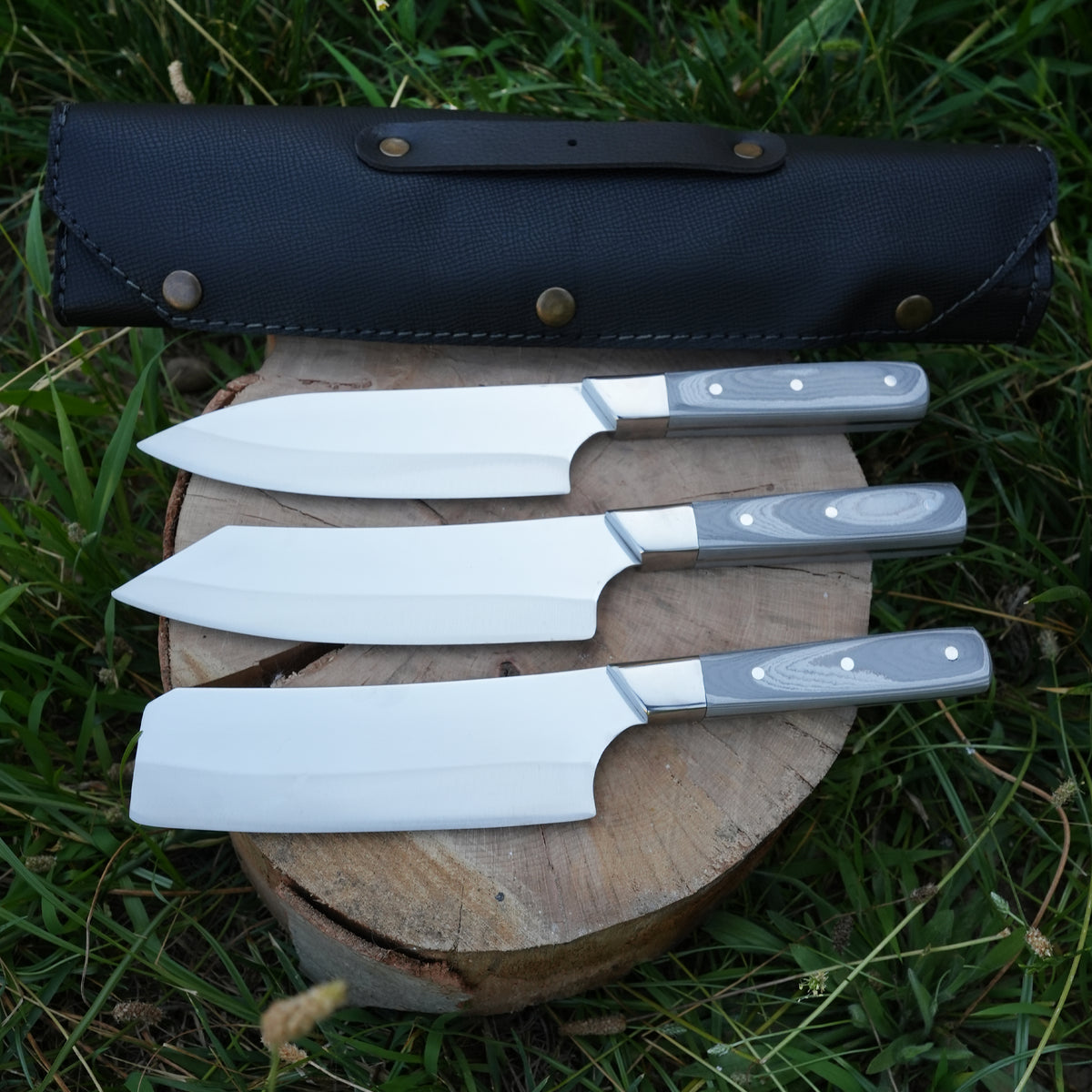 Estetik görünümlü ve dayanıklı Yatağan üretimi şef bıçağı