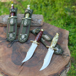 4116 Alman çeliğinden üretilmiş el yapımı verzalit saplı bıçak