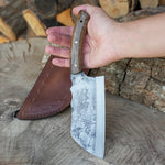 Şık ve fonksiyonel tasarıma sahip dövme makas çeliği bıçak modeli