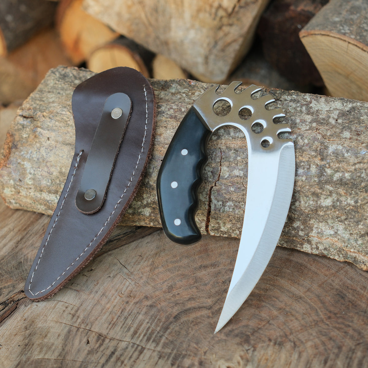 Yatağan ustaları tarafından üretilmiş, epoksi saplı kompakt tasarım bıçak