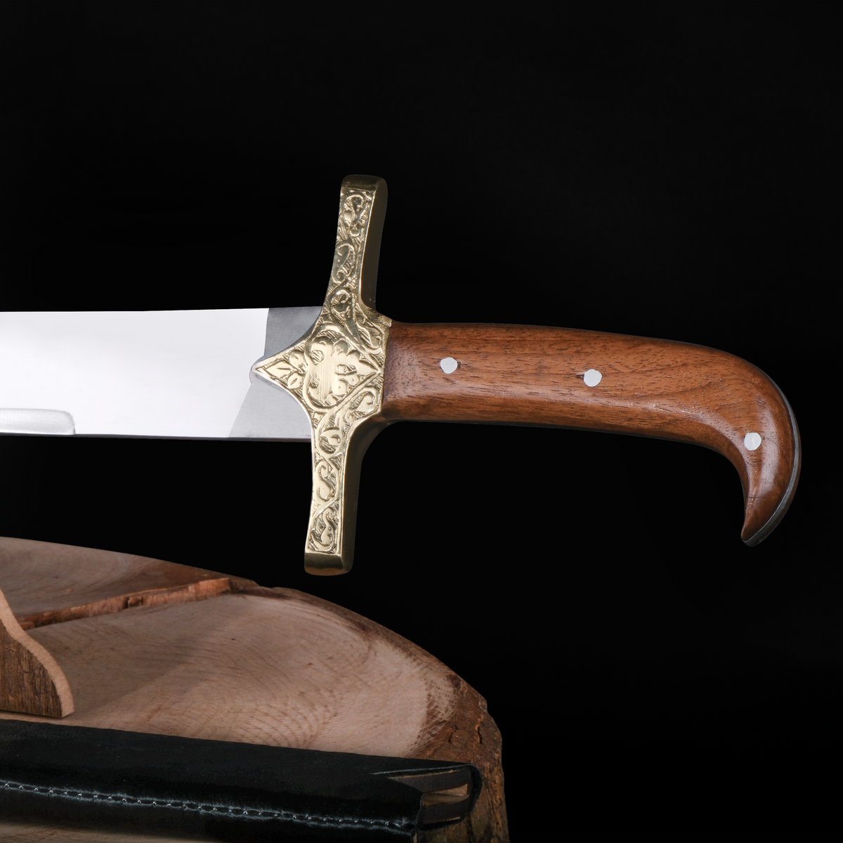 Yatağan kasabasında el işçiliği ile hazırlanmış paslanmaz 4034 Alman çelik bıçak