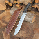 Yatağan ustalarının el işçiliğiyle yapılmış, keskin ve uzun 29 cm çelik bıçak