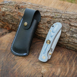 Yatağan ustaları tarafından üretilmiş stabilize saplı N690 çelik bıçak