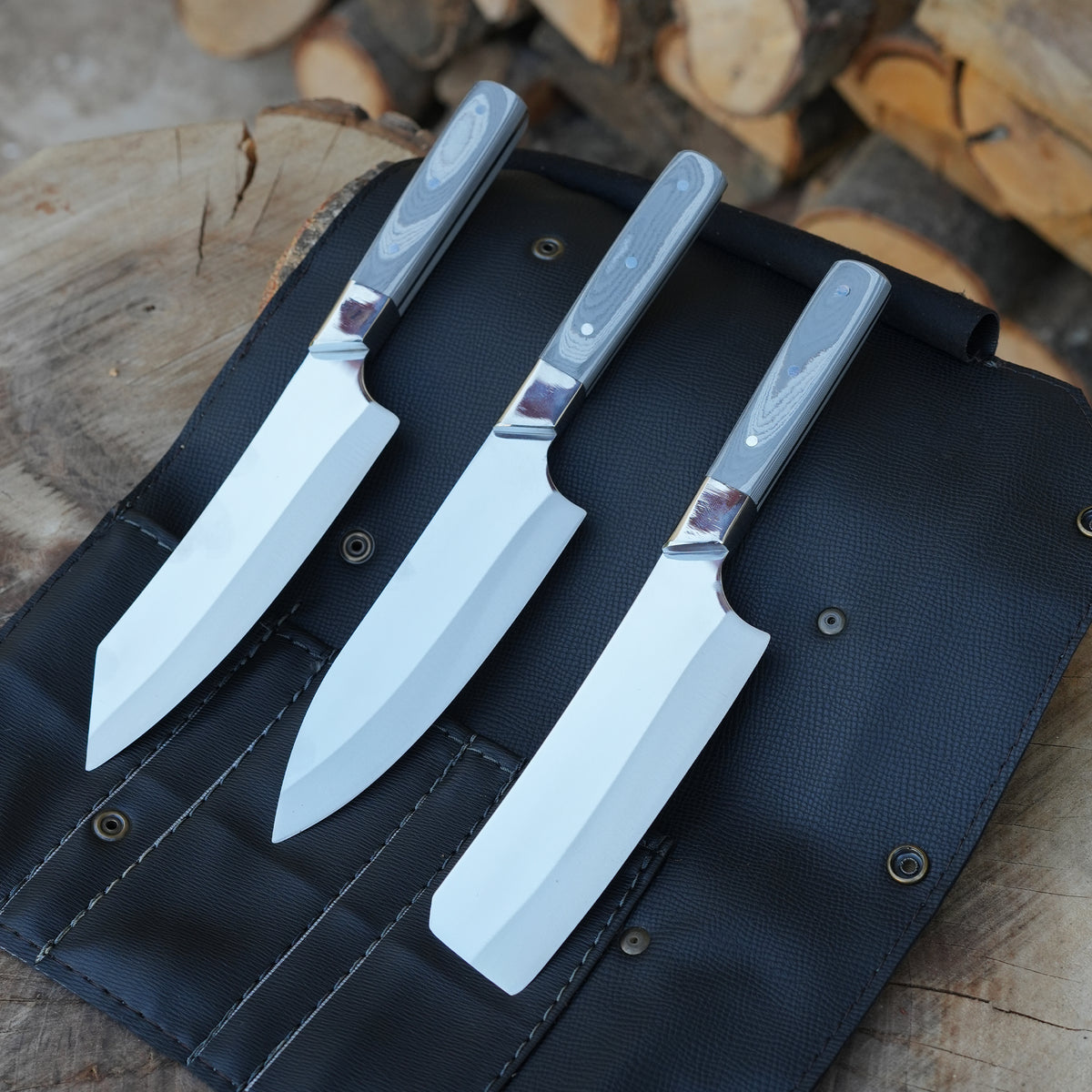 Yatağan el işçiliğiyle hazırlanmış 4116 paslanmaz çelik şef bıçağı