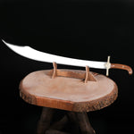 90 cm uzunluğunda ceviz saplı 4034 paslanmaz çelikten el yapımı bıçak