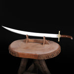 Ceviz saplı 90 cm uzunluğunda 4034 paslanmaz çelik büyük boy bıçak