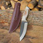 Yatağan ustalarının el işçiliğiyle hazırlanmış geyik boynuzu saplı bıçak modeli