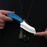 Yatağan ustalarının el işçiliğiyle üretilmiş epoksi saplı kolye modeli