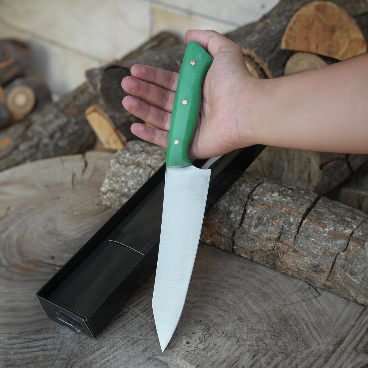 Yatağan ustası tarafından el işçiliğiyle üretilmiş 30 cm bıçak