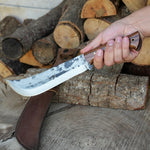 Koleksiyonlara uygun estetik tasarımlı dövme makas çeliği Yatağan bıçak