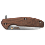 Yatağan ustalarının el işçiliği ile üretilmiş ceviz ağacı saplı N690 katlanır model