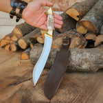 Yatağan ustaları tarafından üretilmiş doğal saplı paslanmaz çelik bıçak