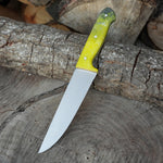 Dayanıklı ve keskin zeytin epoksi saplı N690 çelik bıçak