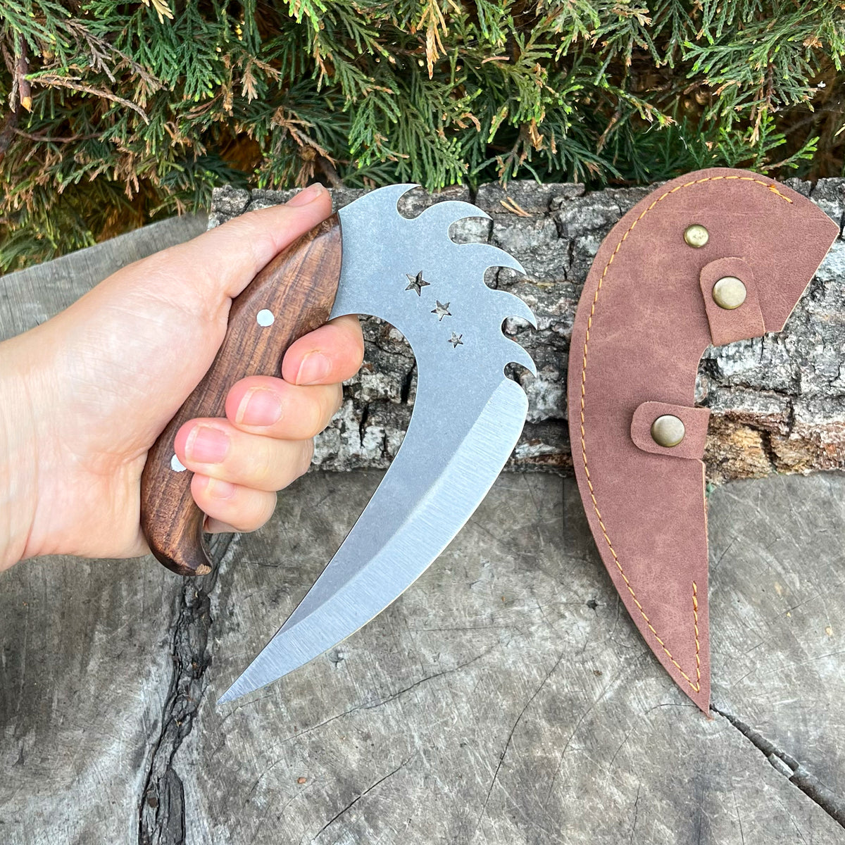 Riddick Bıçağı - Ceviz Sap - 19 Cm