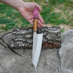 Şef Bıçağı - Kritsuki Model- Ceviz Epoksi Sap - 32 Cm
