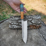Şef Bıçağı - Gyutou Model- Ceviz Epoksi Sap - 32 Cm