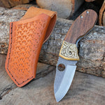 Katlanır Model- N690 Çelik - Ceviz Balçak Pirinç