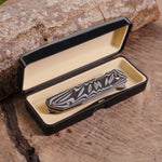 Katlanır Model - 20 Cm - Paslanmaz Damascus Çelik - G-10 Sap