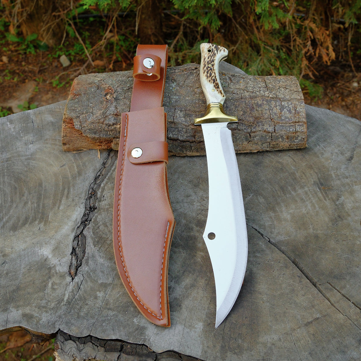 Sallama 39 Cm - Geyik Boynuzu Sap