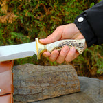 Sallama 39 Cm - Geyik Boynuzu Sap