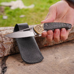 Katlanır Model - 20 Cm - N690 Çelik - G-Carta Sap